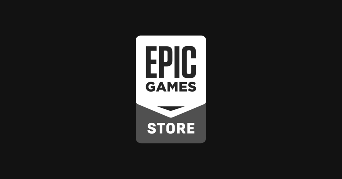 Epic Store logo on a black background