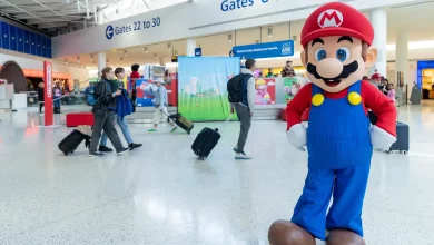 صورة لسوبر ماريو في المول