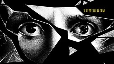 زوجاً من العيون مع كلمة غداً